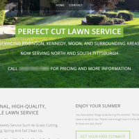 Home page for Perfect Cut Lawn Service